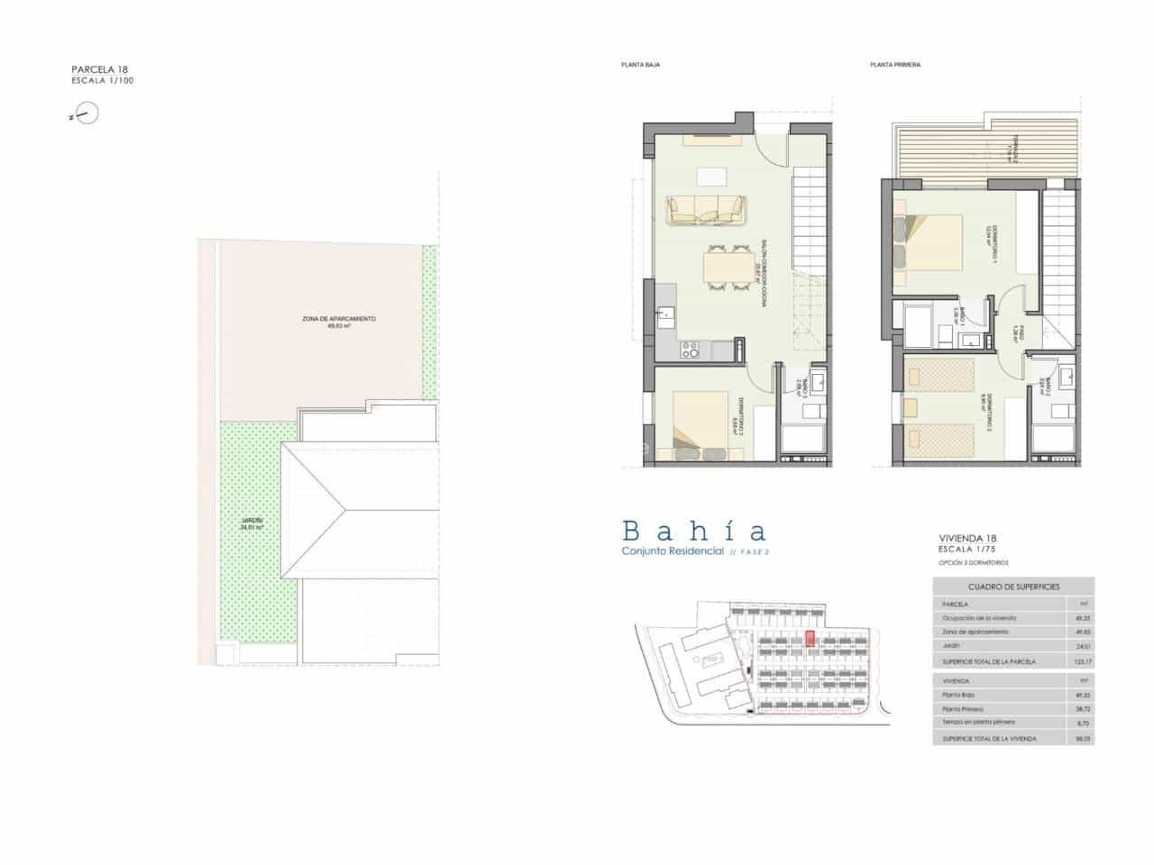3 Zimmer Bungalow zu verkaufen in Gran Alacant mit Pool Garage - 350.000 € (Ref: 9891512)