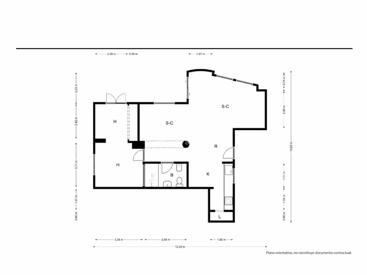 2 slaapkamer Rijtjeshuis te koop in Altea met garage - € 340.000 (Ref: 9956807)