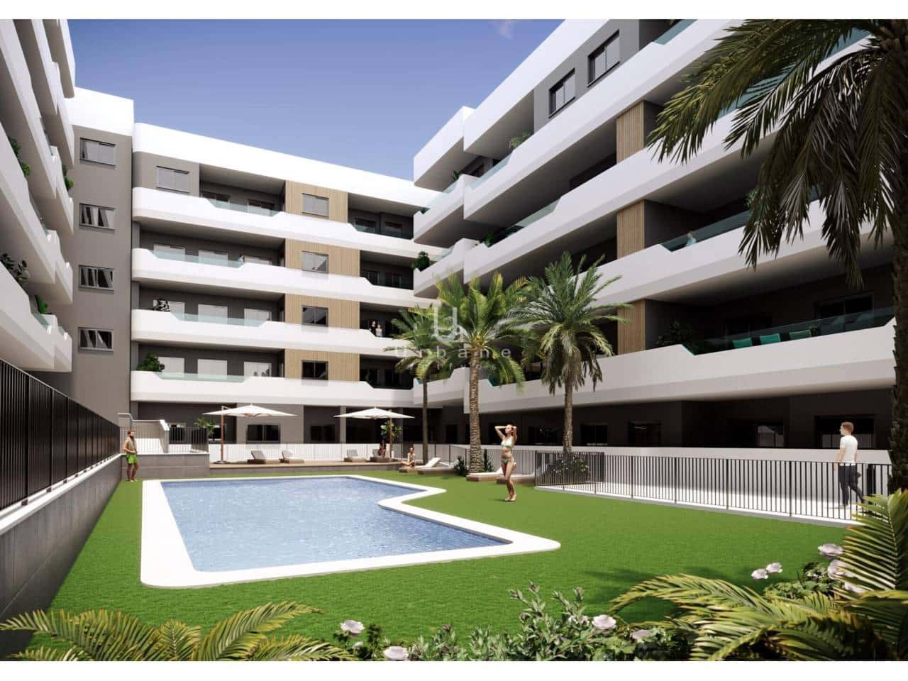 2 bedroom Penthouse for sale in Santa Pola with pool garage - € 298,000 (Ref: 9972888)