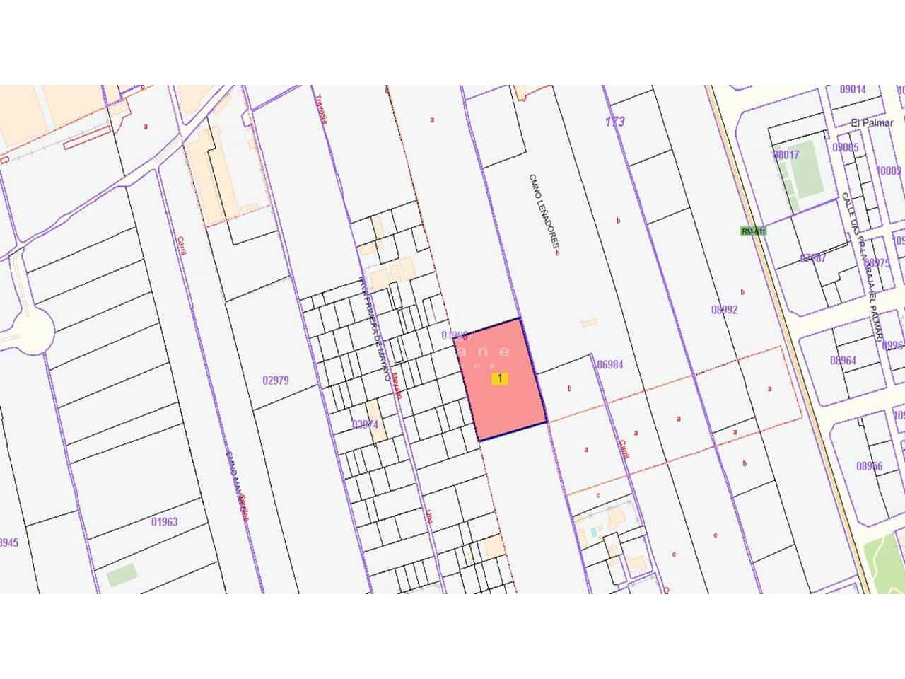 Ubebygd land til salgs i El Palmar - € 201 500 (Ref: 9974514)