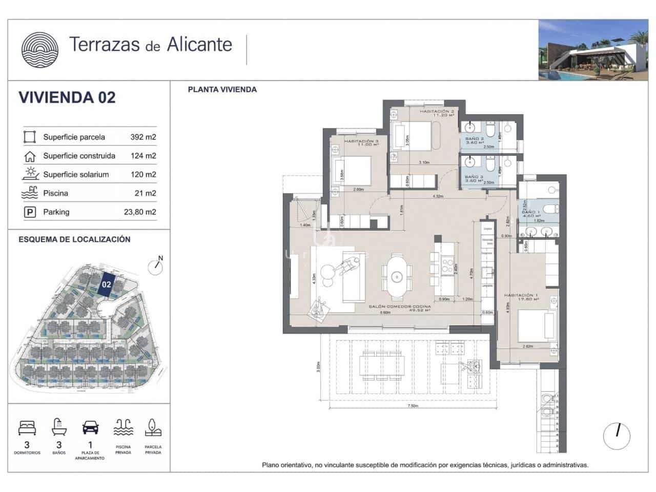 3 soveværelse Villa til salg i Muchamiel / Mutxamel med swimmingpool garage - € 570.000 (Ref: 9984150)
