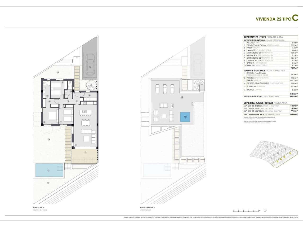 3 soverom Villa til salgs i Polop med svømmebasseng - € 548 700 (Ref: 9990133)
