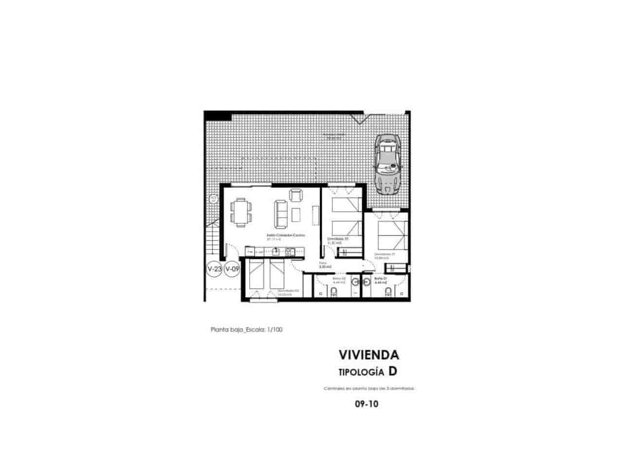 3 soverom Bungalow til salgs i Pilar de la Horadada med svømmebasseng garasje - € 295 000 (Ref: 9990136)