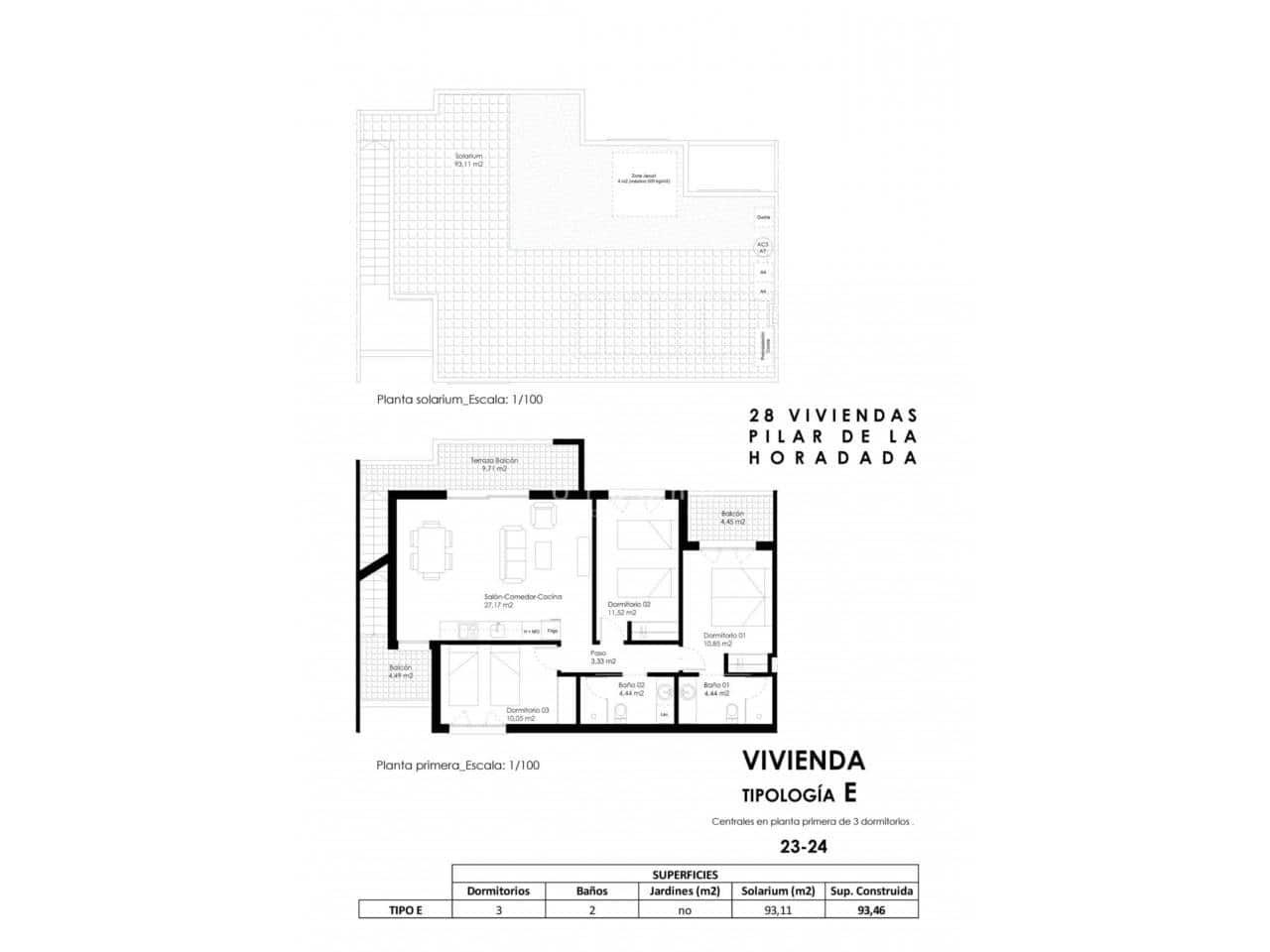 3 slaapkamer Bungalow te koop in Pilar de la Horadada met zwembad garage - € 295.000 (Ref: 9990137)