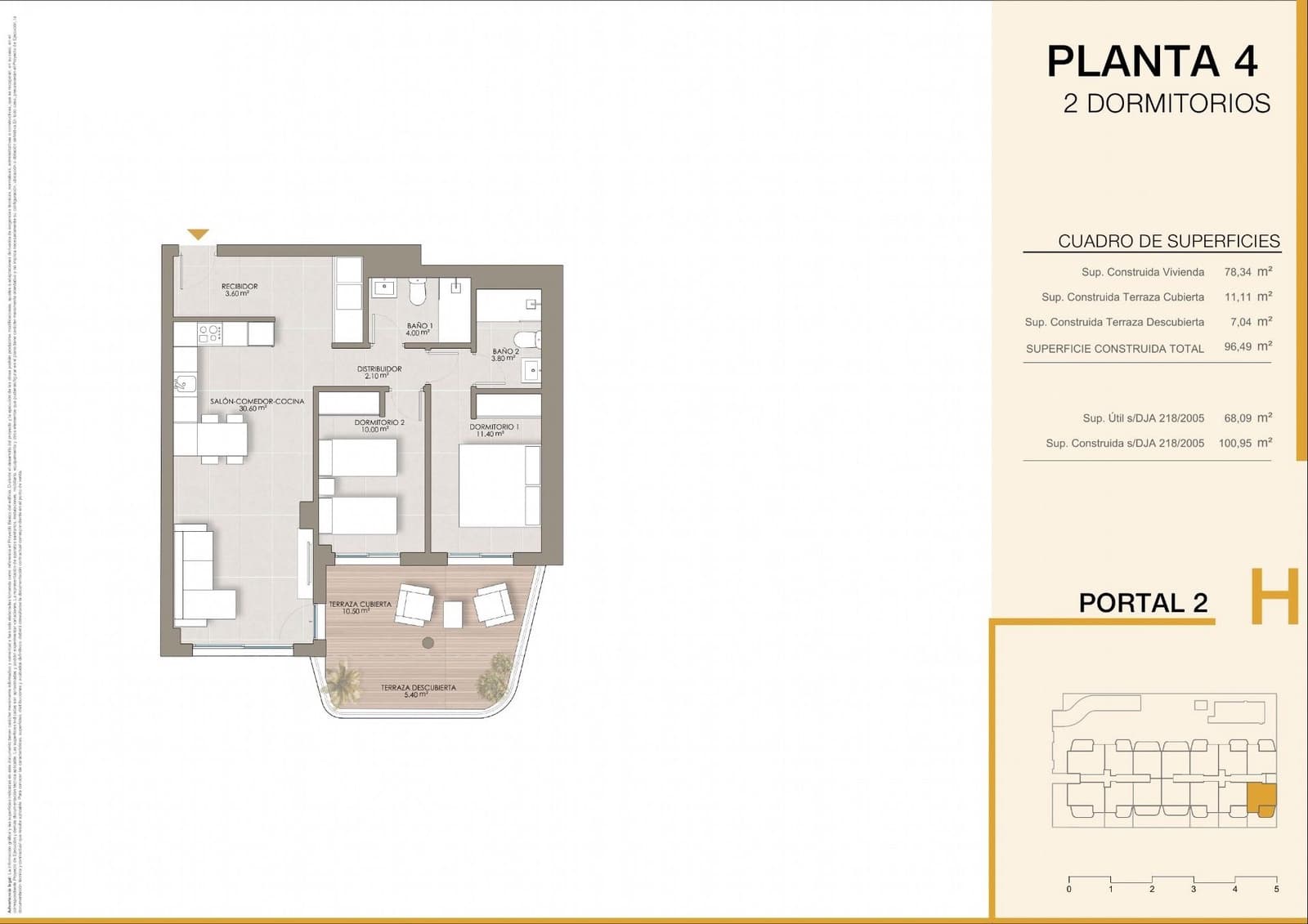 2 soveværelse Lejlighed til salg i Torre del Mar med swimmingpool - € 450.000 (Ref: 10070950)