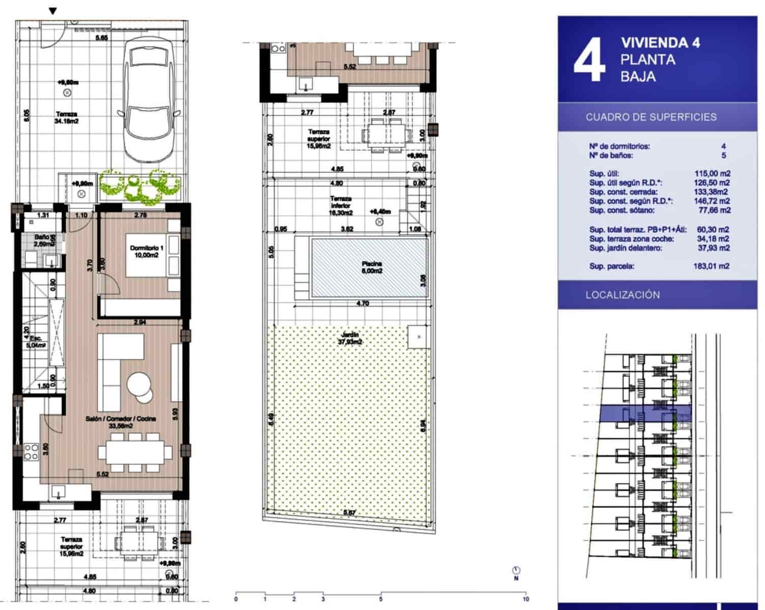 4 bedroom Terraced Villa for sale in Torrox-Costa - € 422,000 (Ref: 9440151)