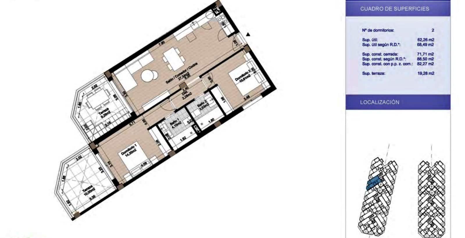 2 bedroom Apartment for sale in Torrox-Costa with pool - € 300,000 (Ref: 9440152)