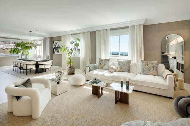 5 chambre Penthouse à vendre à Golden Mile, Marbella avec piscine garage - 2 695 000 € (Ref: 9025350)