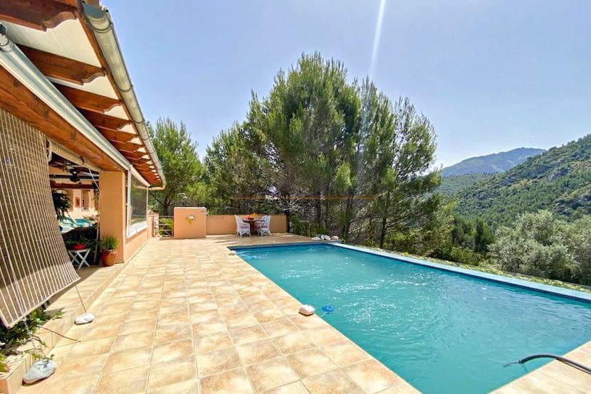 4 chambre Finca/Maison de Campagne à vendre à Castell de Castells avec piscine garage - 425 000 € (Ref: 10017043)