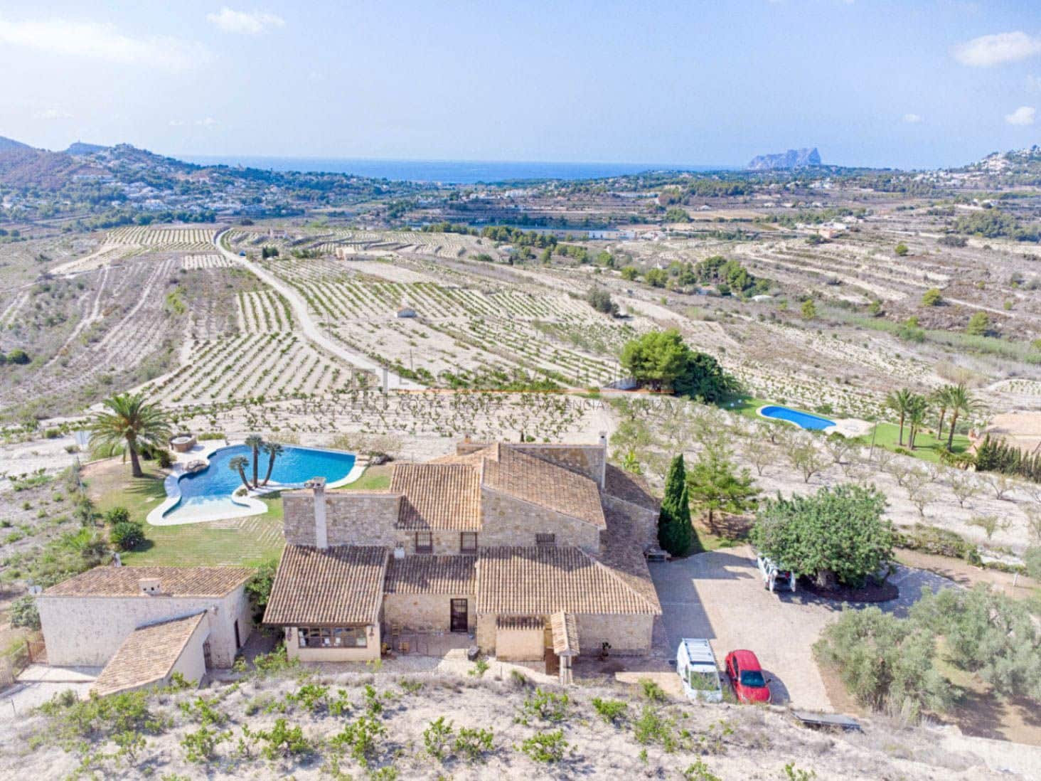 4 chambre Finca/Maison de Campagne à vendre à Moraira avec piscine garage - 4 200 000 € (Ref: 10020122)