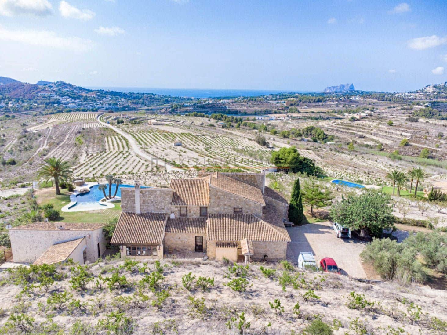 4 chambre Finca/Maison de Campagne à vendre à Moraira avec piscine garage - 4 200 000 € (Ref: 10020122)