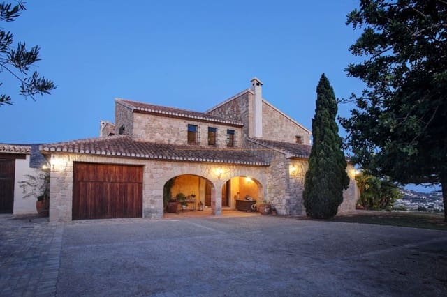 4 chambre Finca/Maison de Campagne à vendre à Moraira, Teulada-Moraira avec piscine garage - 4 200 000 € (Ref: 10020122)
