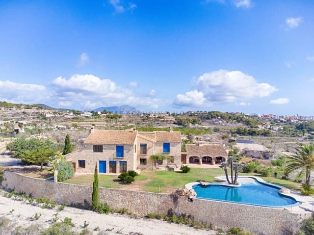 4 chambre Finca/Maison de Campagne à vendre à Moraira, Teulada-Moraira avec piscine garage - 4 200 000 € (Ref: 10020122)