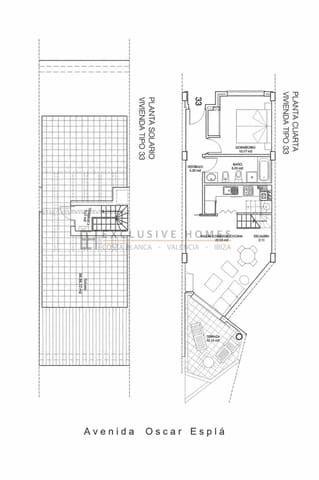 1 sovrum Takvåning till salu i Albir, Alfaz del Pi / L'Alfàs del Pi med pool garage - 399 000 € (Ref: 10044449)