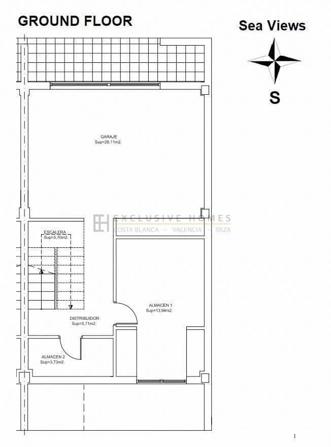 4 camera da letto Villetta Bifamiliare in vendita in Albir con piscina garage - 2.895.000 € (Rif: 10070305)