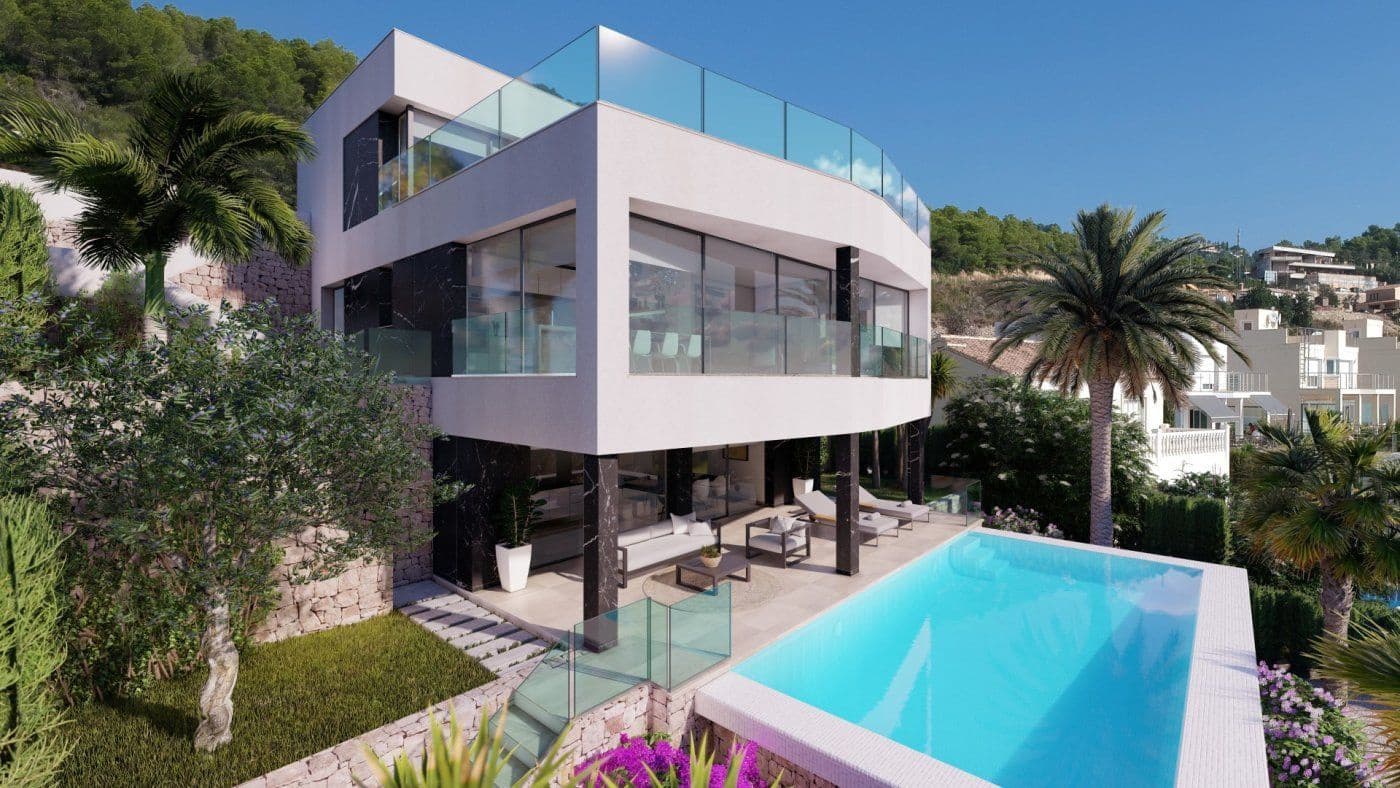 3 sypialnia Willa na sprzedaż w Calpe / Calp z basenem garażem - 1 250 000 € (Ref: 6025640)