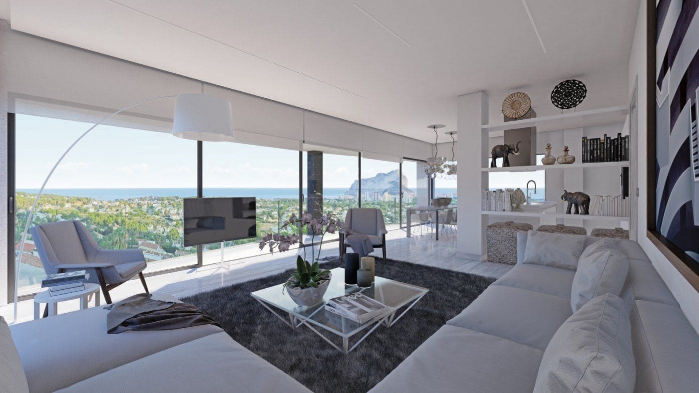 3 sypialnia Willa na sprzedaż w Calpe / Calp z basenem garażem - 1 250 000 € (Ref: 6025640)