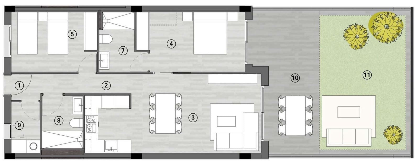 3 camera da letto Appartamento in vendita in Gran Alacant con piscina garage - 405.000 € (Rif: 6025678)