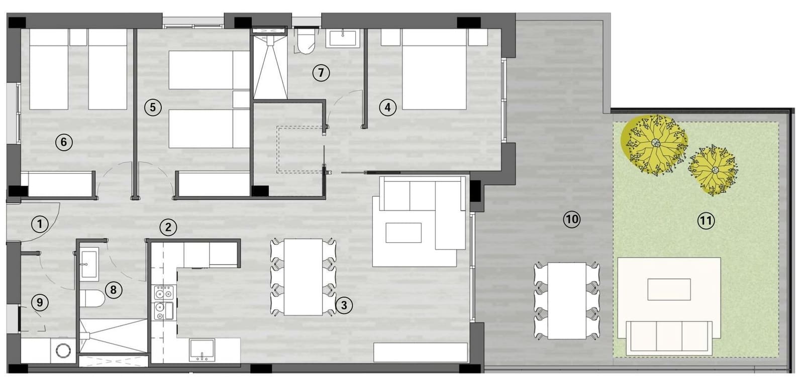 3 camera da letto Appartamento in vendita in Gran Alacant con piscina garage - 405.000 € (Rif: 6025678)
