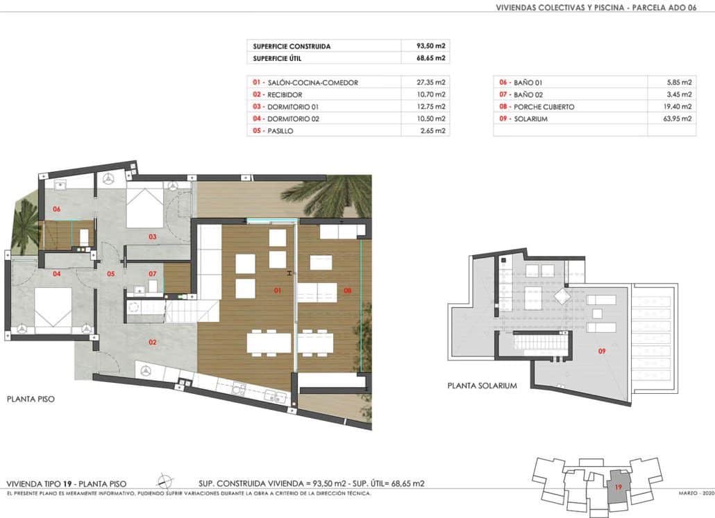 2 sovrum Lägenhet till salu i Monforte del Cid med pool garage - 310 000 € (Ref: 6025688)