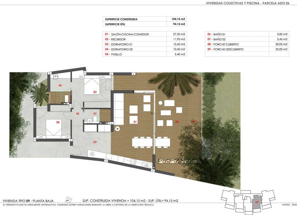 2 sovrum Lägenhet till salu i Monforte del Cid med pool garage - 310 000 € (Ref: 6025688)