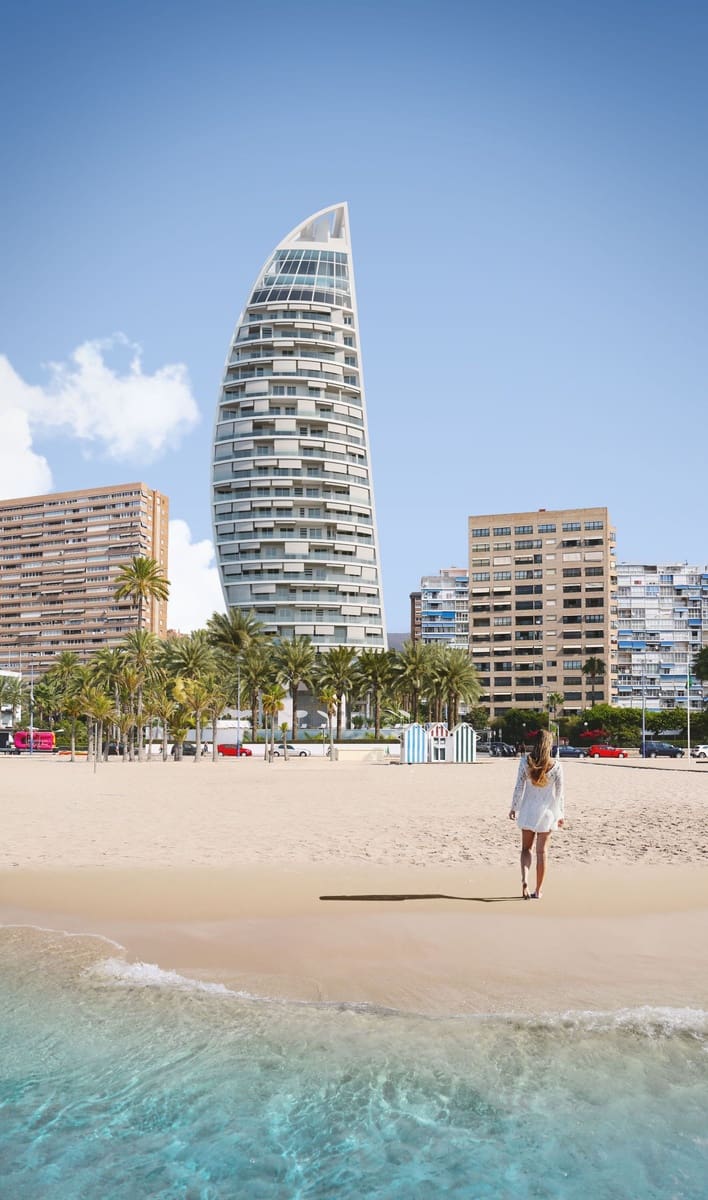 Apartamento de 2 habitaciones en Benidorm en venta con piscina garaje - 925.000 € (Ref: 6025700)
