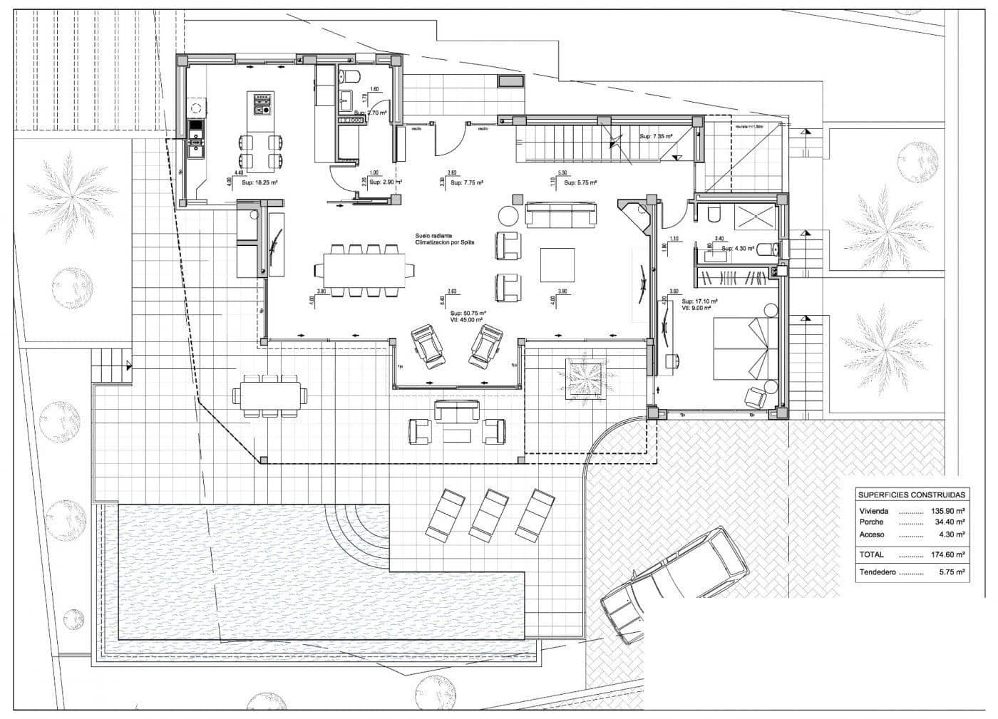 3 Zimmer Villa zu verkaufen in Calpe / Calp mit Pool Garage - 3.200.000 € (Ref: 6073098)