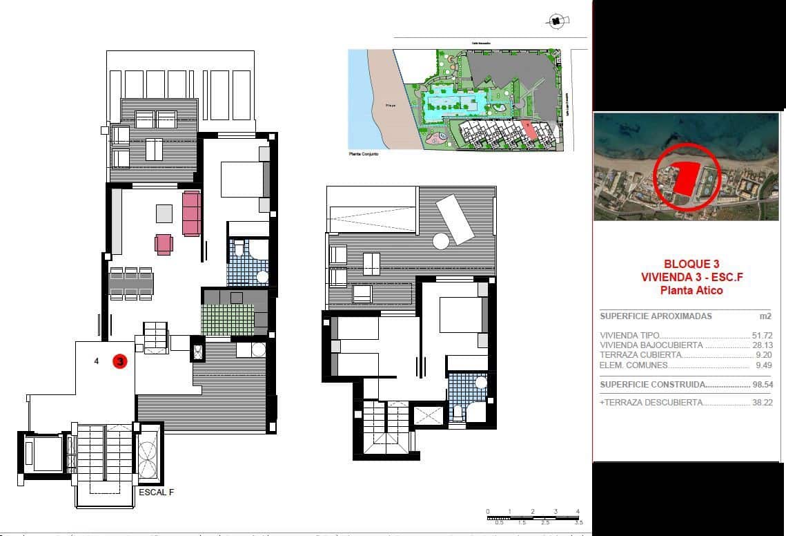 3 Zimmer Apartment zu verkaufen in Denia mit Pool Garage - 449.000 € (Ref: 6634213)