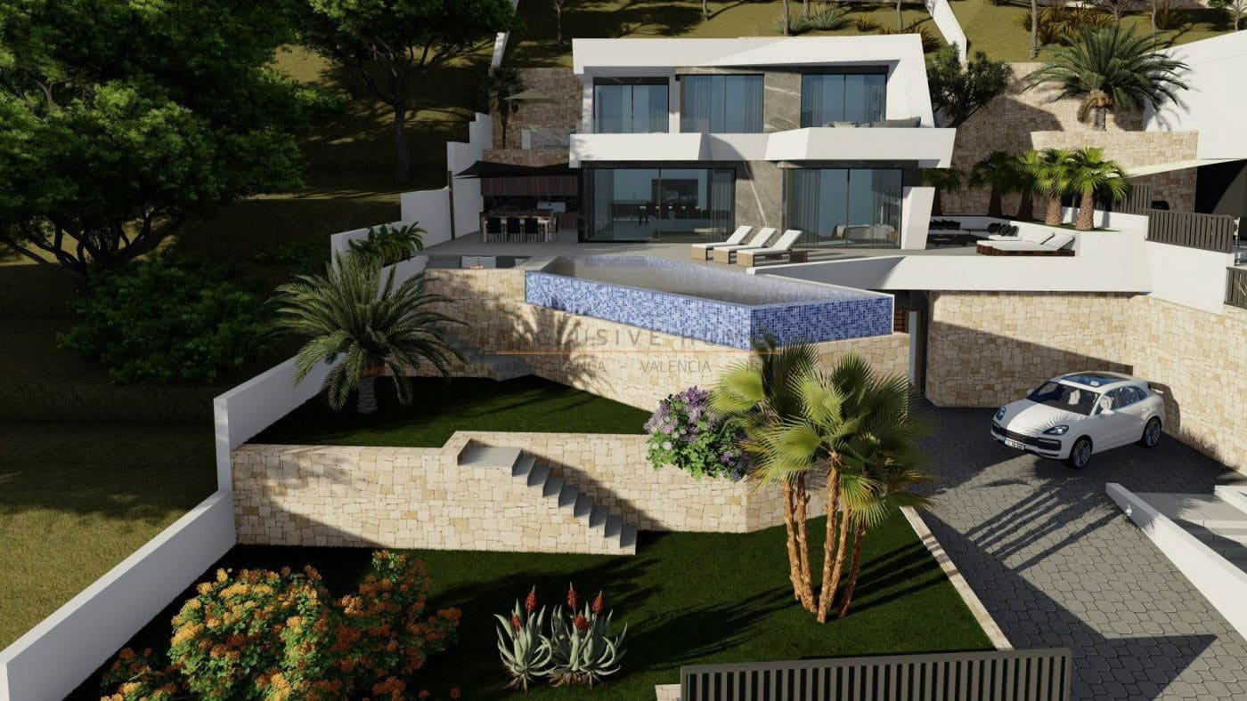 4 chambre Villa/Maison à vendre à Calpe / Calp avec piscine garage - 1 690 000 € (Ref: 8567452)