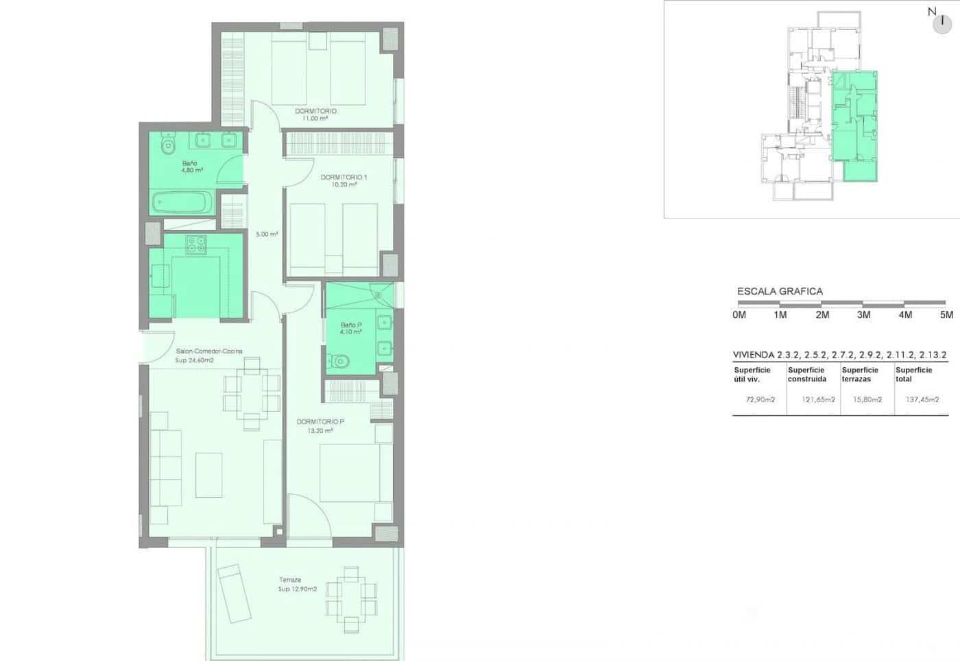 3 slaapkamer Appartement te koop in Calpe / Calp met zwembad garage - € 540.250 (Ref: 8665109)