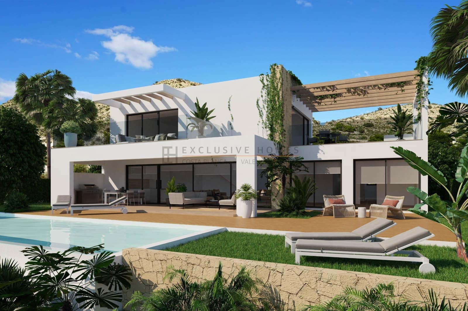 4 sovrum Villa till salu i Monforte del Cid med pool garage - 1 190 000 € (Ref: 8665119)