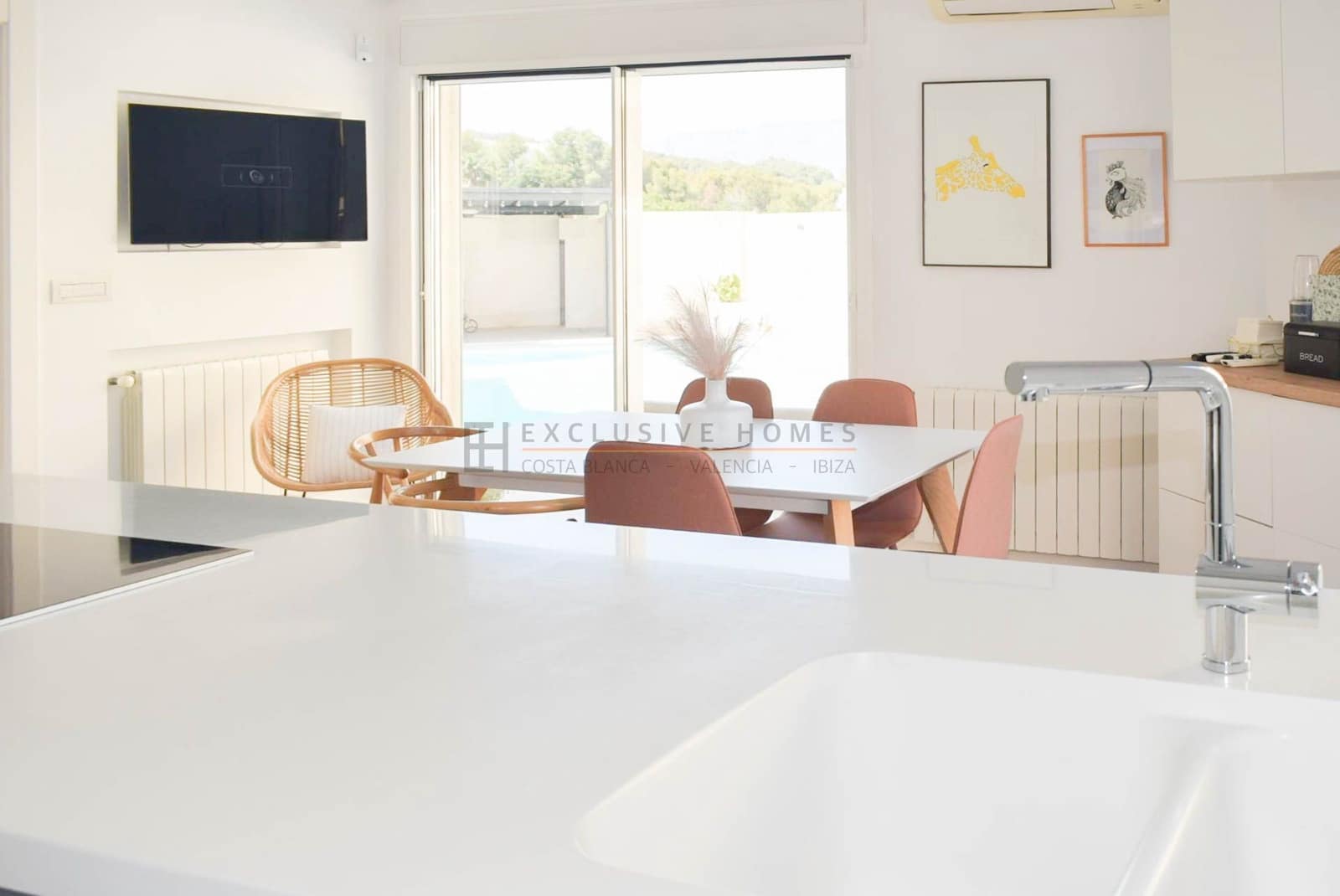4 chambre Villa/Maison Semi-Mitoyenne à vendre à Alfaz del Pi / L'Alfas del Pi avec piscine garage - 599 000 € (Ref: 8665124)