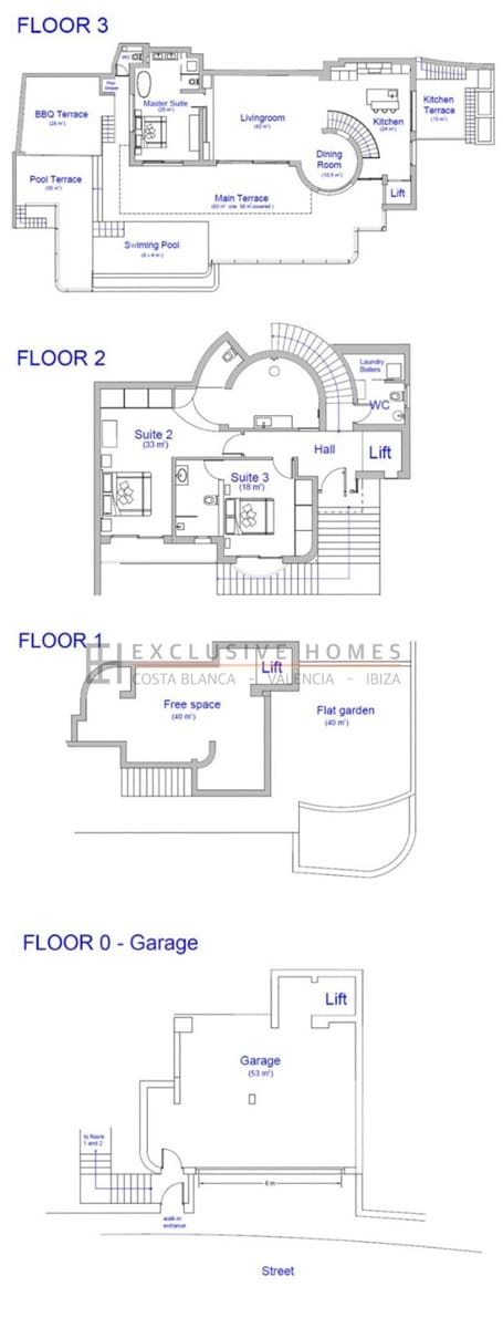 3 soveværelse Villa til salg i Altea med swimmingpool garage - € 1.750.000 (Ref: 9938606)