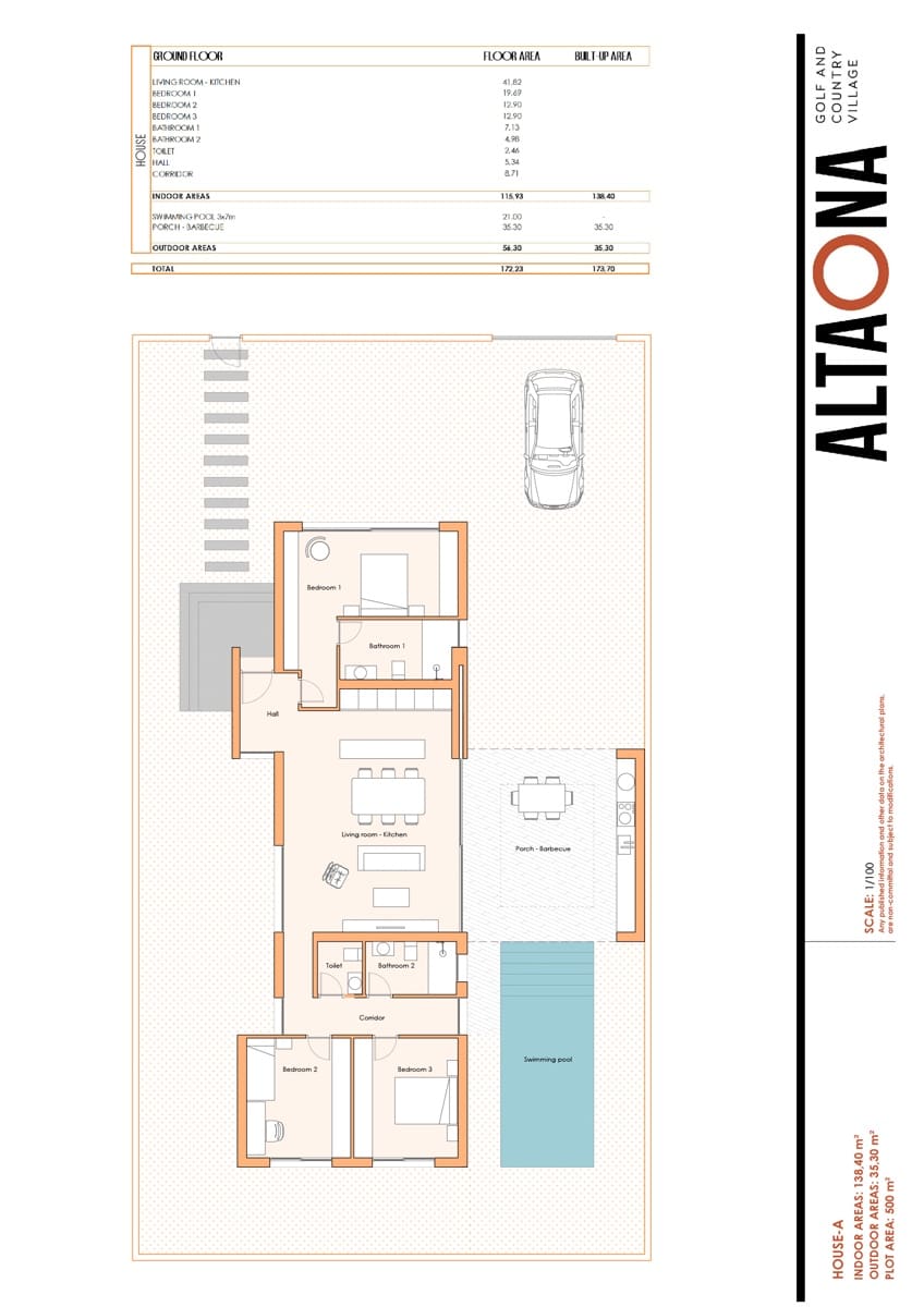 3 bedroom Villa for sale in Banos y Mendigo with pool - € 395,000 (Ref: 7392384)