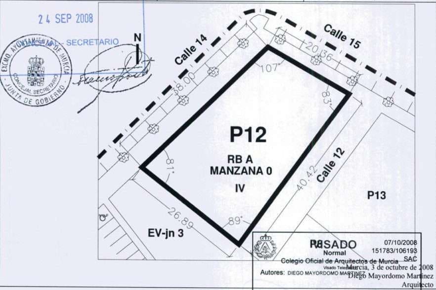 Undeveloped Land for sale in Corvera - € 555,000 (Ref: 9682262)