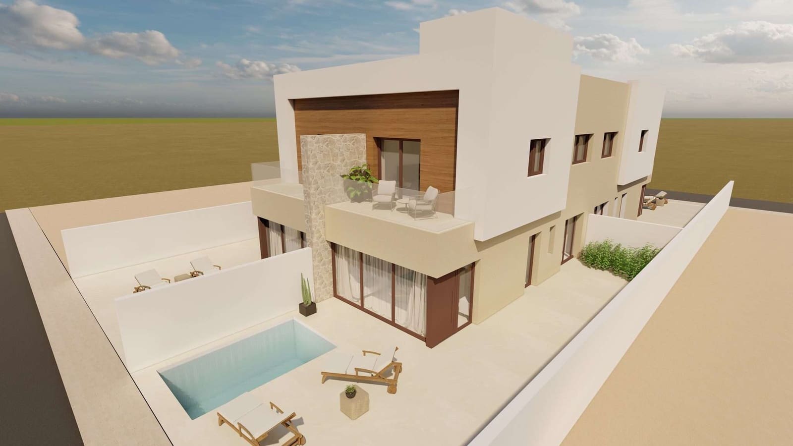 3 slaapkamer Villa te koop in Santiago de la Ribera met zwembad - € 376.500 (Ref: 9824583)