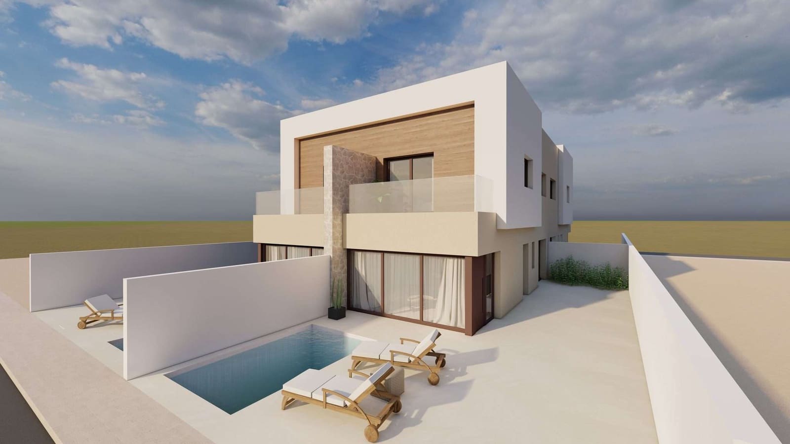 3 slaapkamer Villa te koop in Santiago de la Ribera met zwembad - € 376.500 (Ref: 9824583)