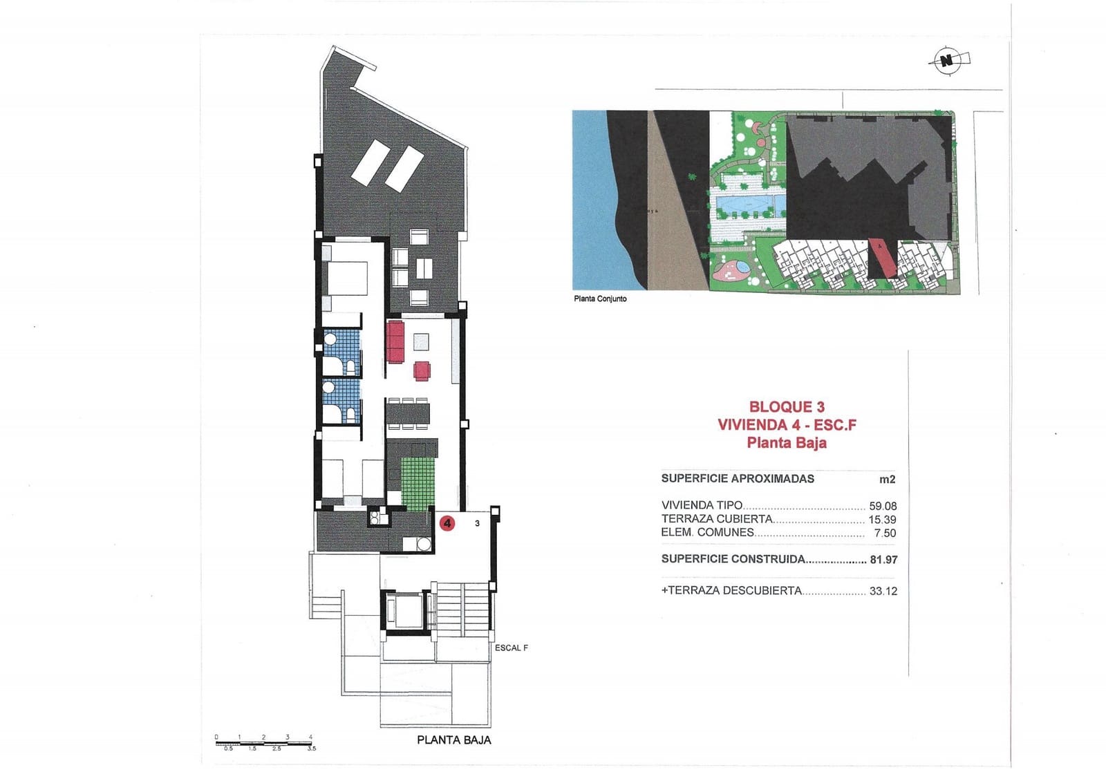 3 chambre Appartement à vendre à Denia avec piscine garage - 409 000 € (Ref: 6617237)