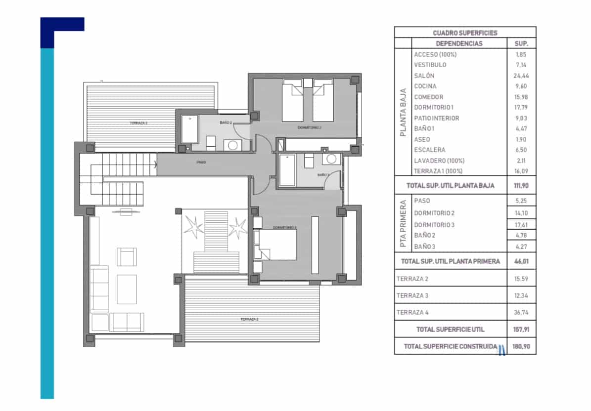 3 bedroom Villa for sale in Finestrat with pool garage - € 769,000 (Ref: 6617663)