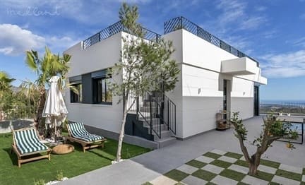 3 Zimmer Villa zu verkaufen in Polop mit Pool Garage - 480.000 € (Ref: 6725190)