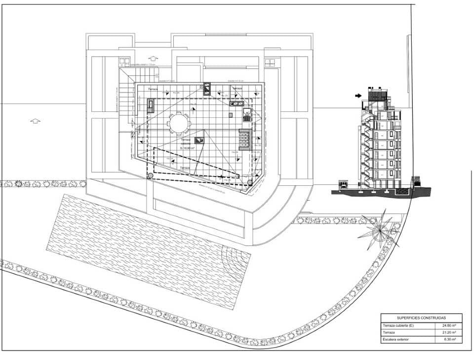 3 makuuhuone Huoneisto myytävänä paikassa Calpe / Calp mukana uima-altaan 
autotalli - 840 000 € (Ref: 6789066)