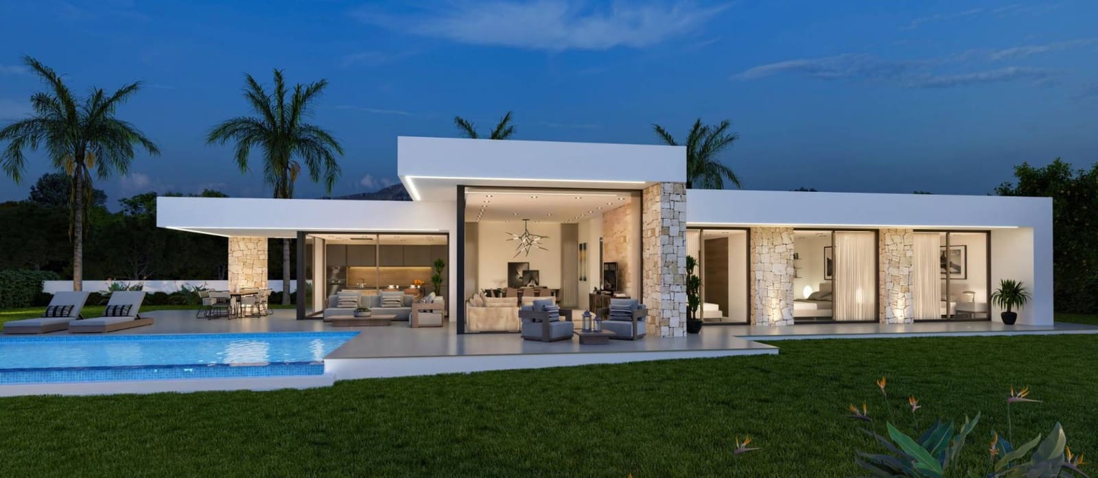 3 camera da letto Villa in vendita in Adsubia con piscina garage - 876.000 € (Rif: 6999742)