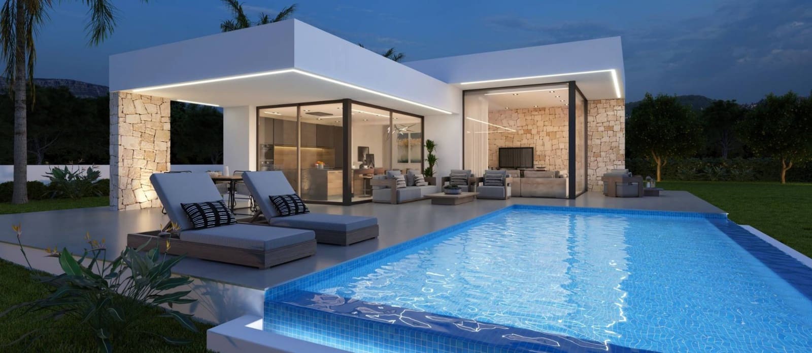 3 camera da letto Villa in vendita in Adsubia con piscina garage - 876.000 € (Rif: 6999742)