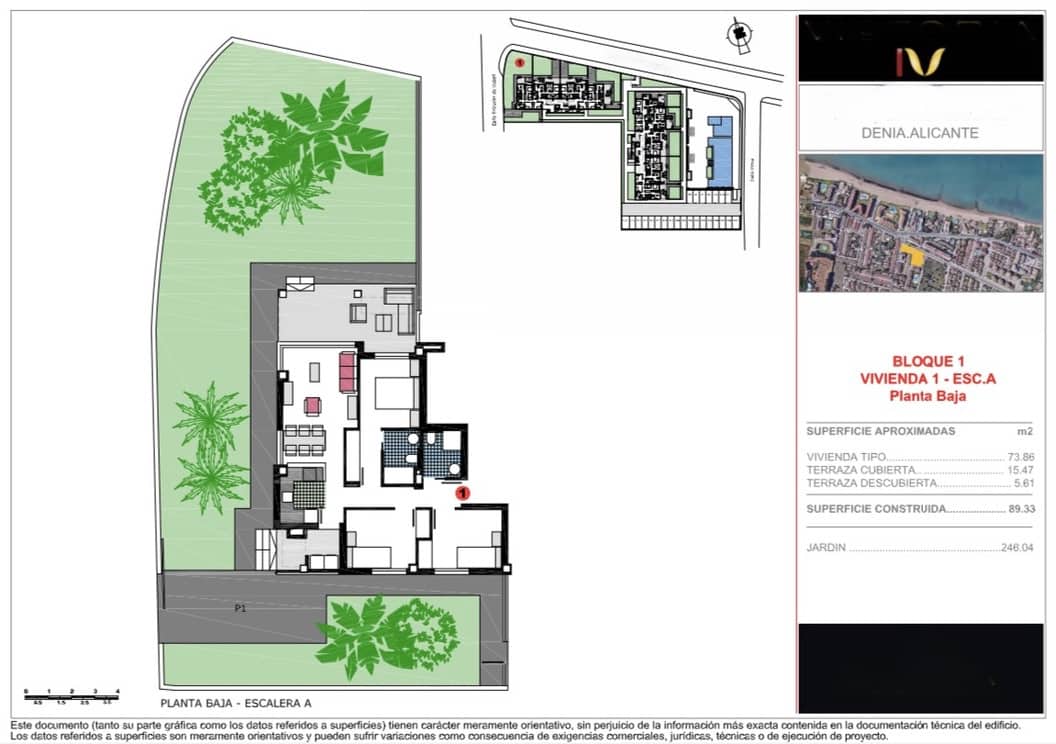 3 slaapkamer Appartement te koop in Denia met garage - € 449.000 (Ref: 7022771)