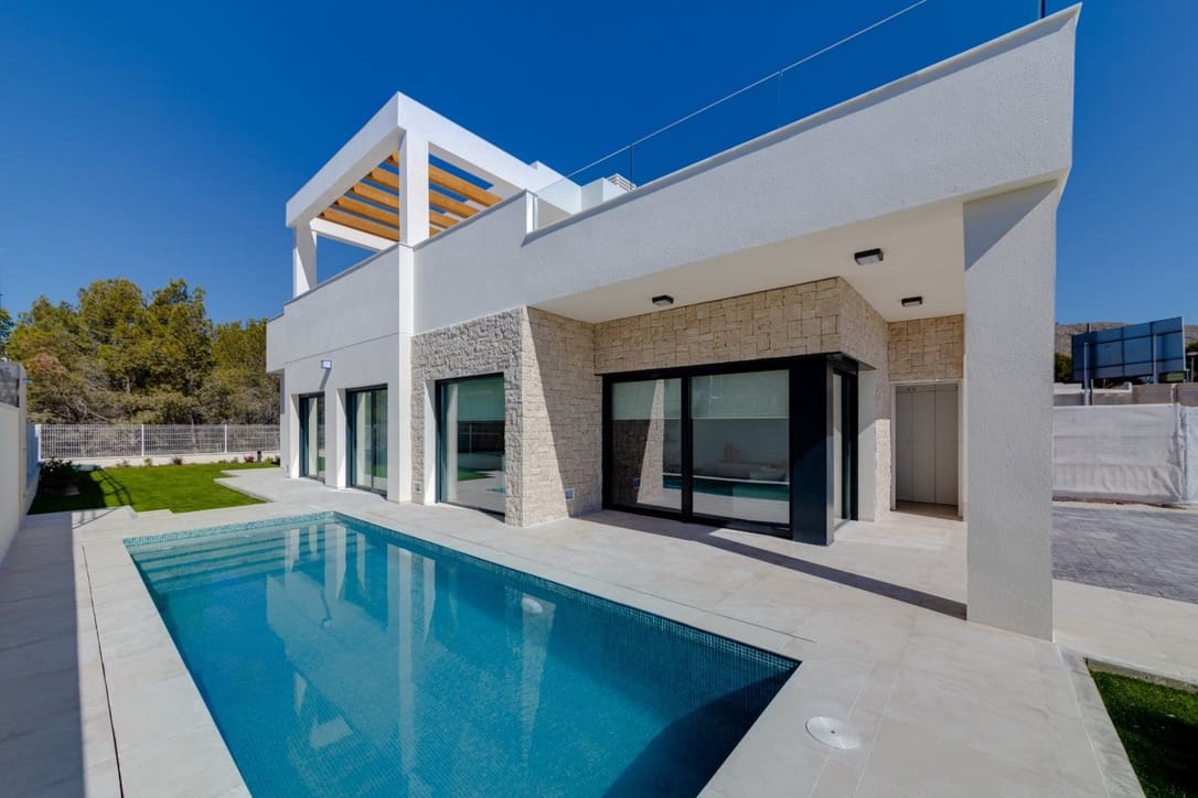 3 bedroom Villa for sale in Finestrat with pool garage - € 550,000 (Ref: 7036241)