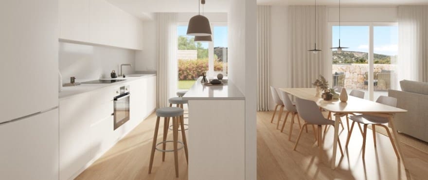 3 soveværelse Semi-Rækkehus til salg i Finestrat med garage - € 460.000 (Ref: 7085224)