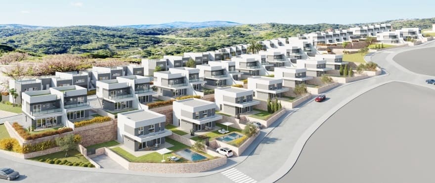 3 soveværelse Semi-Rækkehus til salg i Finestrat med garage - € 460.000 (Ref: 7085224)