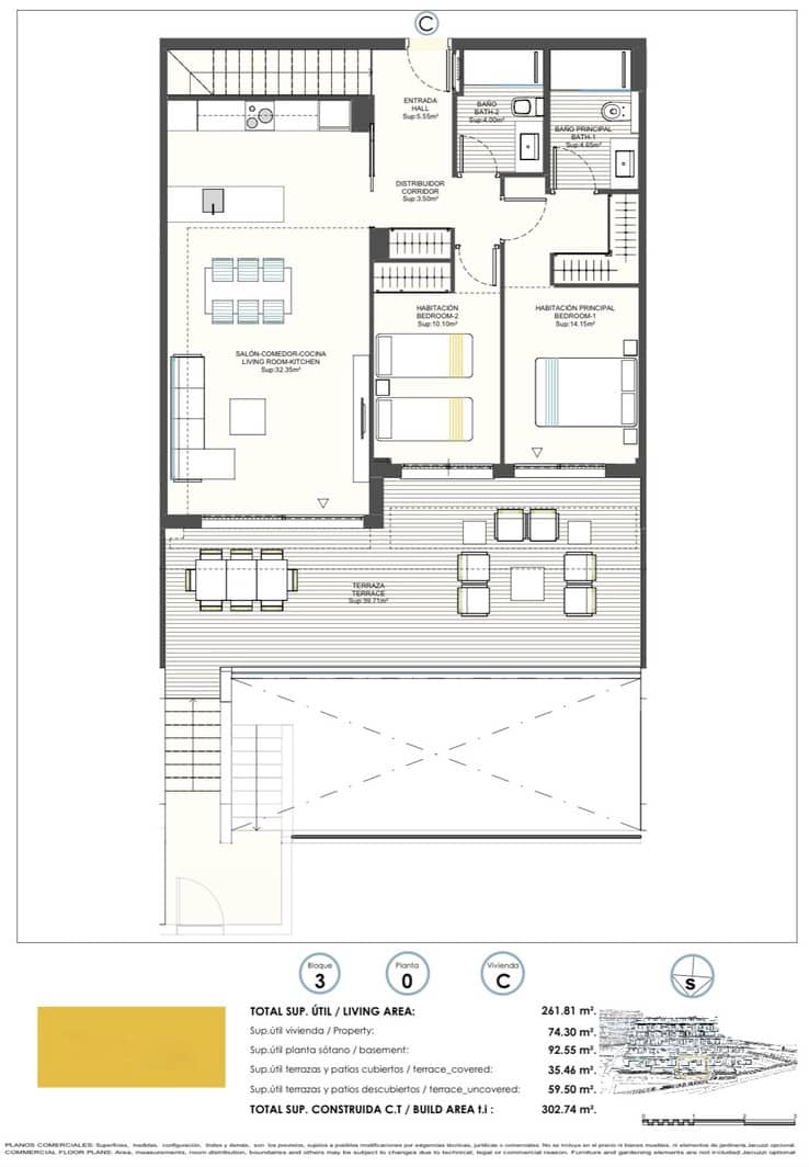 Apartamento de 3 habitaciones en Finestrat en venta con garaje - 440.000 € (Ref: 7085225)