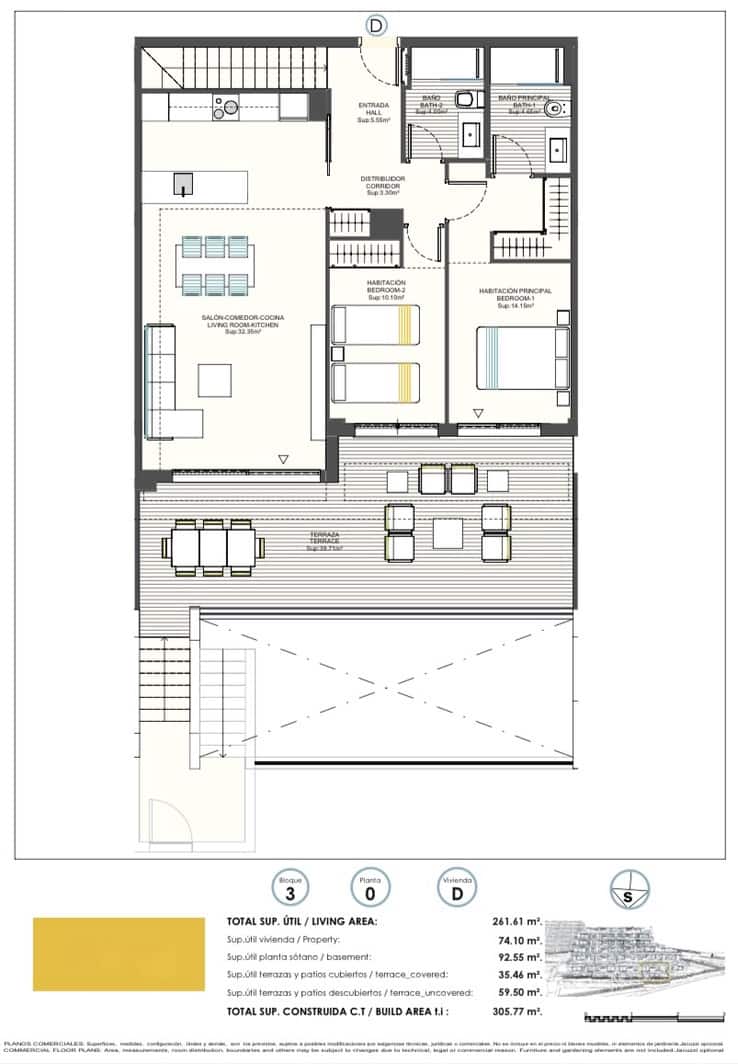 Apartamento de 3 habitaciones en Finestrat en venta con garaje - 440.000 € (Ref: 7085225)