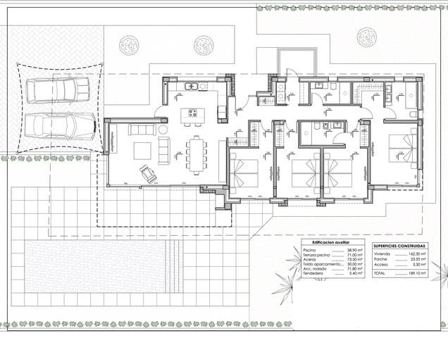 3 camera da letto Villa in vendita in Calpe / Calp con piscina garage - 850.000 € (Rif: 7099483)